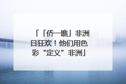 「侨一瞧」非洲日狂欢！他们用色彩“定义”非洲