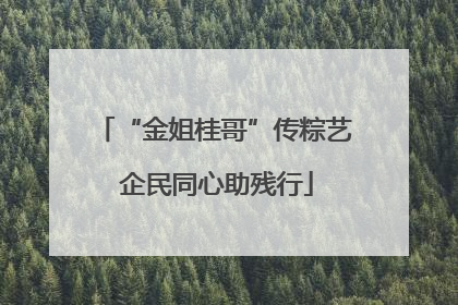 “金姐桂哥”传粽艺 企民同心助残行