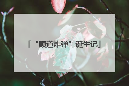 “顺道炸弹”诞生记