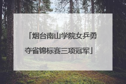 烟台南山学院女乒勇夺省锦标赛三项冠军