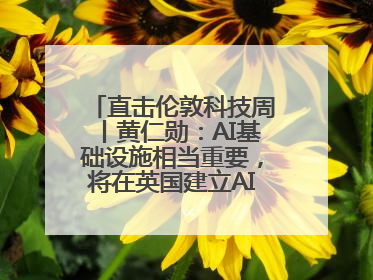 直击伦敦科技周丨黄仁勋：AI基础设施相当重要，将在英国建立AI实验室