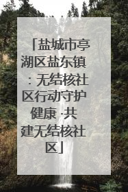 盐城市亭湖区盐东镇：无结核社区行动守护健康 ·共建无结核社区