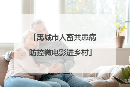 禹城市人畜共患病防控微电影进乡村
