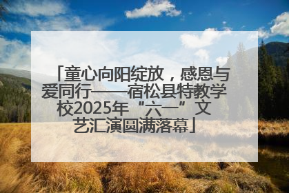 童心向阳绽放，感恩与爱同行——宿松县特教学校2025年“六一”文艺汇演圆满落幕