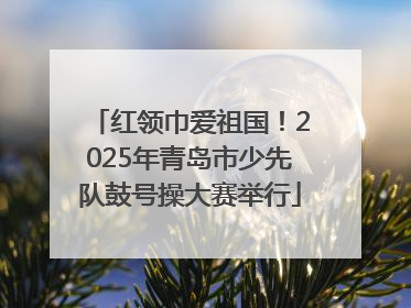 红领巾爱祖国！2025年青岛市少先队鼓号操大赛举行