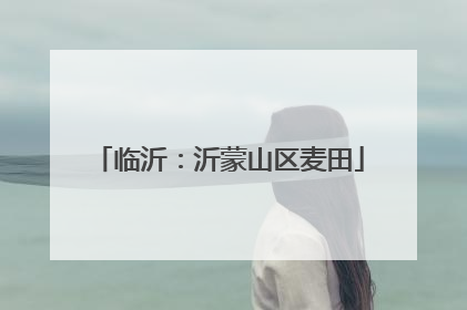 临沂：沂蒙山区麦田
