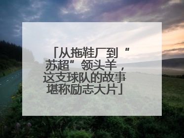 从拖鞋厂到“苏超”领头羊，这支球队的故事堪称励志大片