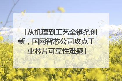 从机理到工艺全链条创新，国网智芯公司攻克工业芯片可靠性难题
