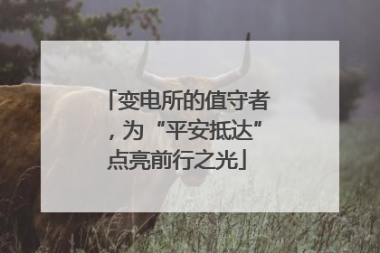 变电所的值守者，为“平安抵达”点亮前行之光