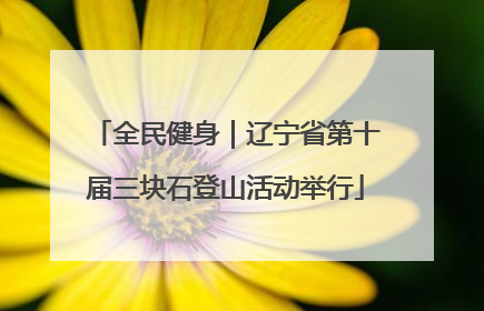 全民健身｜辽宁省第十届三块石登山活动举行