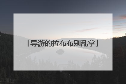 导游的拉布布别乱拿
