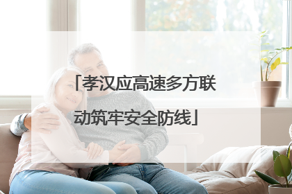 孝汉应高速多方联动筑牢安全防线