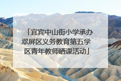 宜宾中山街小学承办翠屏区义务教育第五学区青年教师晒课活动
