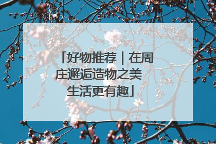 好物推荐｜在周庄邂逅造物之美 生活更有趣