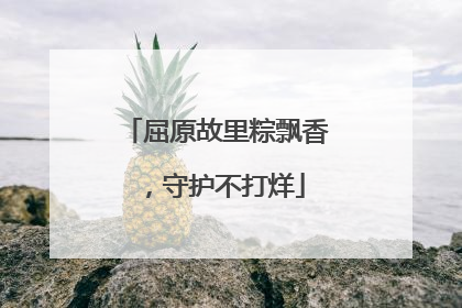 屈原故里粽飘香，守护不打烊