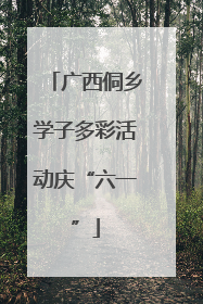 广西侗乡学子多彩活动庆“六一”