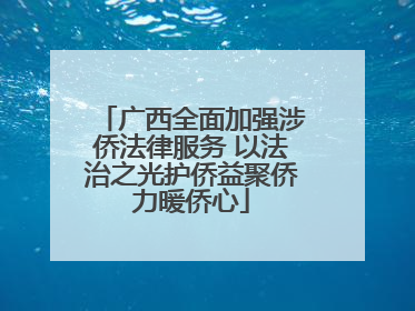 广西全面加强涉侨法律服务 以法治之光护侨益聚侨力暖侨心