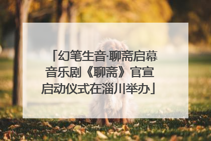 幻笔生音·聊斋启幕 音乐剧《聊斋》官宣启动仪式在淄川举办