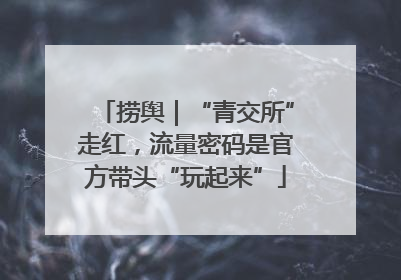 捞舆｜“青交所”走红，流量密码是官方带头“玩起来”