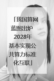 我国算网蓝图出炉 2028年基本实现公共算力标准化互联