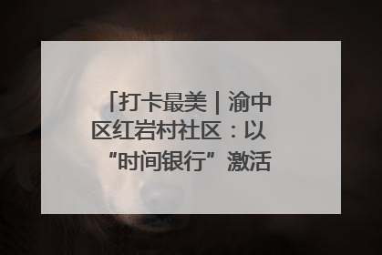 打卡最美｜渝中区红岩村社区：以“时间银行”激活垃圾分类新动能