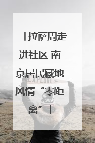 拉萨周走进社区 南京居民藏地风情“零距离”