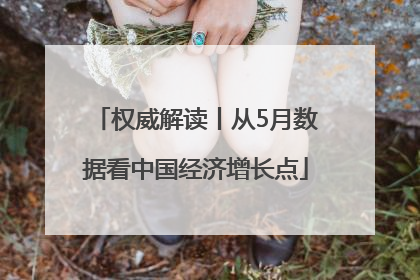 权威解读丨从5月数据看中国经济增长点