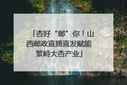 杏好“邮”你！山西邮政直播直发赋能繁峙大杏产业