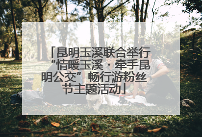 昆明玉溪联合举行“情暖玉溪・牵手昆明公交”畅行游粉丝节主题活动