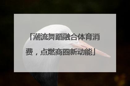 潮流舞蹈融合体育消费，点燃商圈新动能