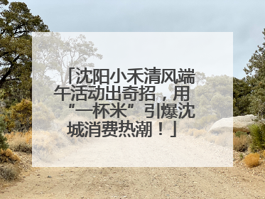 沈阳小禾清风端午活动出奇招，用“一杯米”引爆沈城消费热潮！