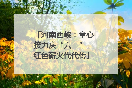 河南西峡：童心接力庆“六一” 红色薪火代代传