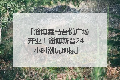 淄博鑫马吾悦广场开业！淄博新晋24小时潮玩地标