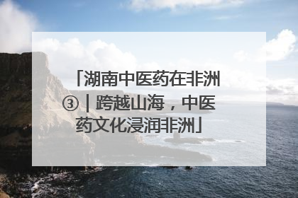 湖南中医药在非洲③｜跨越山海，中医药文化浸润非洲
