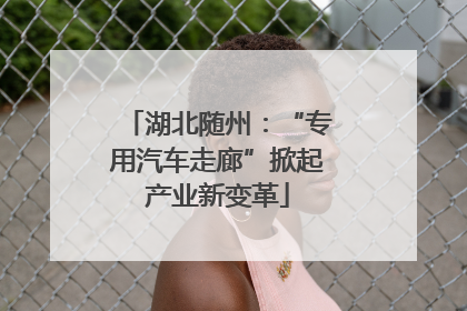 湖北随州：“专用汽车走廊”掀起产业新变革