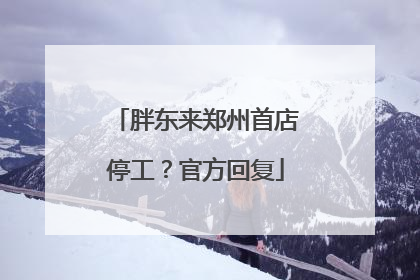 胖东来郑州首店停工？官方回复