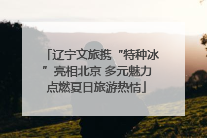 辽宁文旅携“特种冰”亮相北京 多元魅力点燃夏日旅游热情