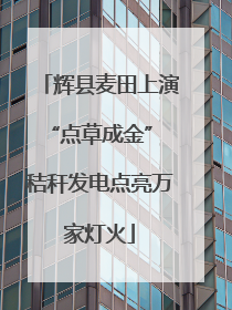 辉县麦田上演“点草成金” 秸秆发电点亮万家灯火