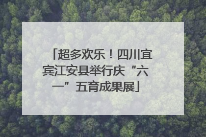 超多欢乐！四川宜宾江安县举行庆“六一”五育成果展