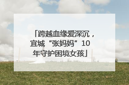 跨越血缘爱深沉，宜城“张妈妈”10年守护困境女孩