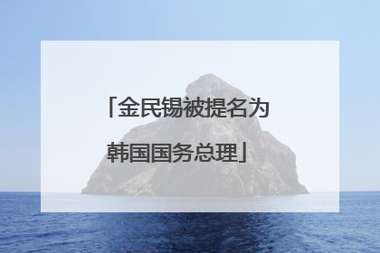金民锡被提名为韩国国务总理