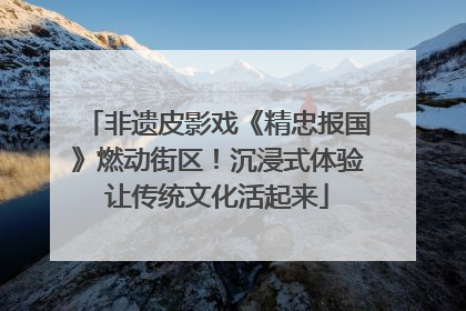 非遗皮影戏《精忠报国》燃动街区！沉浸式体验让传统文化活起来