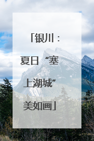 银川：夏日“塞上湖城”美如画
