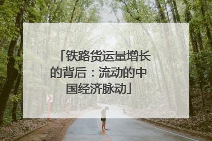 铁路货运量增长的背后：流动的中国经济脉动