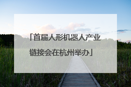 首届人形机器人产业链接会在杭州举办