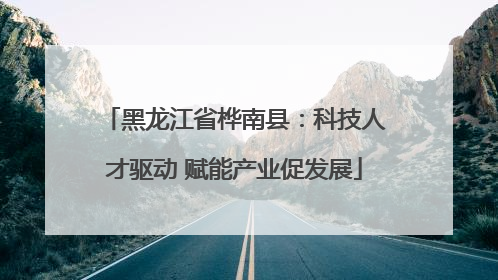 黑龙江省桦南县：科技人才驱动 赋能产业促发展