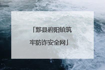 黟县碧阳镇筑牢防诈安全网