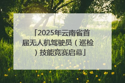 2025年云南省首届无人机驾驶员（巡检）技能竞赛启幕